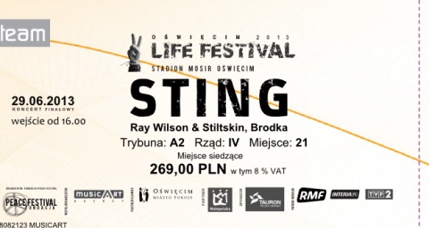 STING concert in Poland